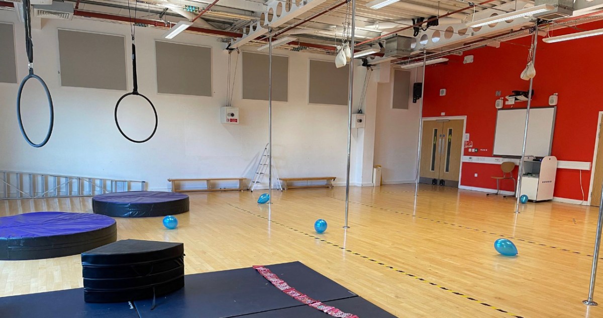 A pole party at Aerial Arts Academy